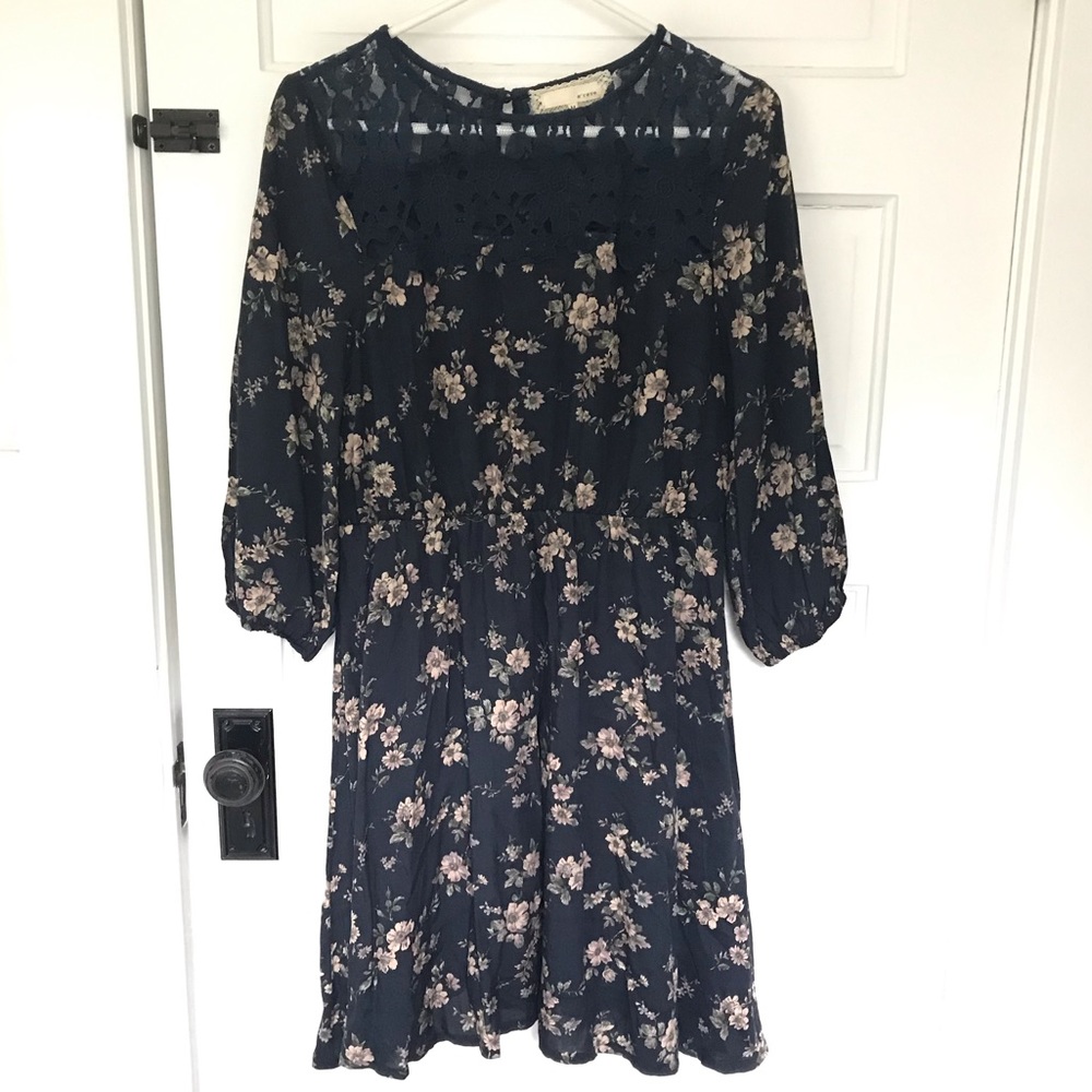 ModCloth Floral Dress A’Reve